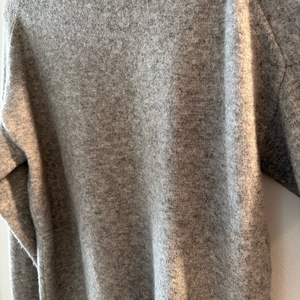 Mango Soft Gray Turtleneck Neck Sweater Dress XL - Picture 6 of 10